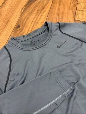 Nike Pro Hyperwarm Compression Shirt Men's Large Long Sleeve Training 801996